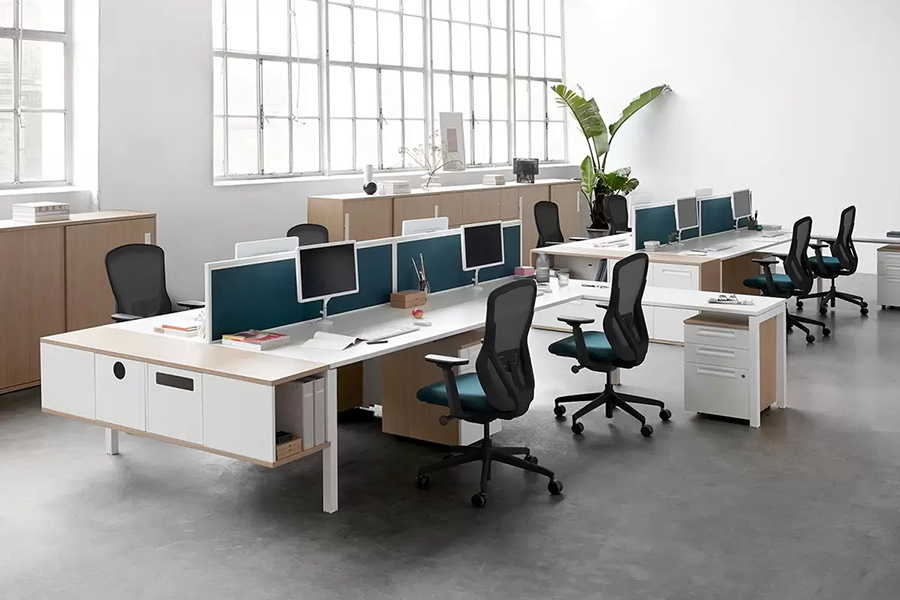 4 Seating Workstation Manufacturer in Ahmedabad